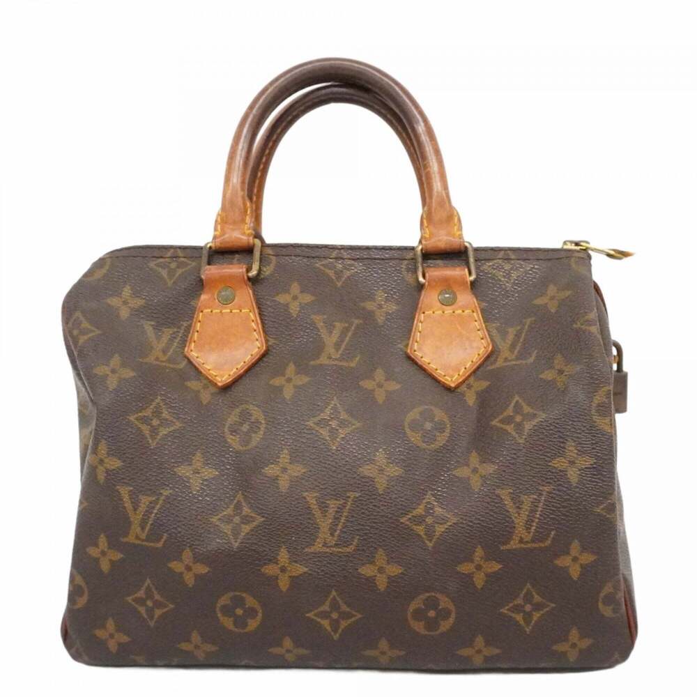 Louis Vuitton Monogram Speedy 25 Handbag M41109 Brown Women's